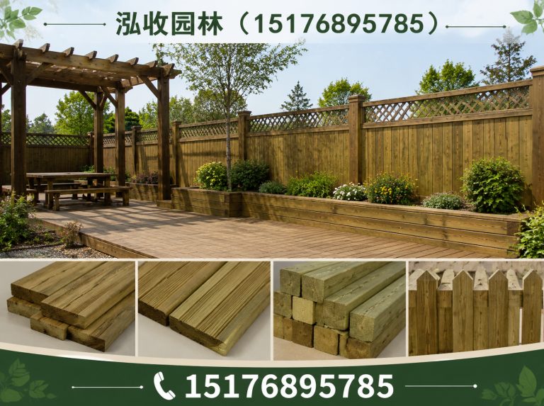 眉山防腐木展示图